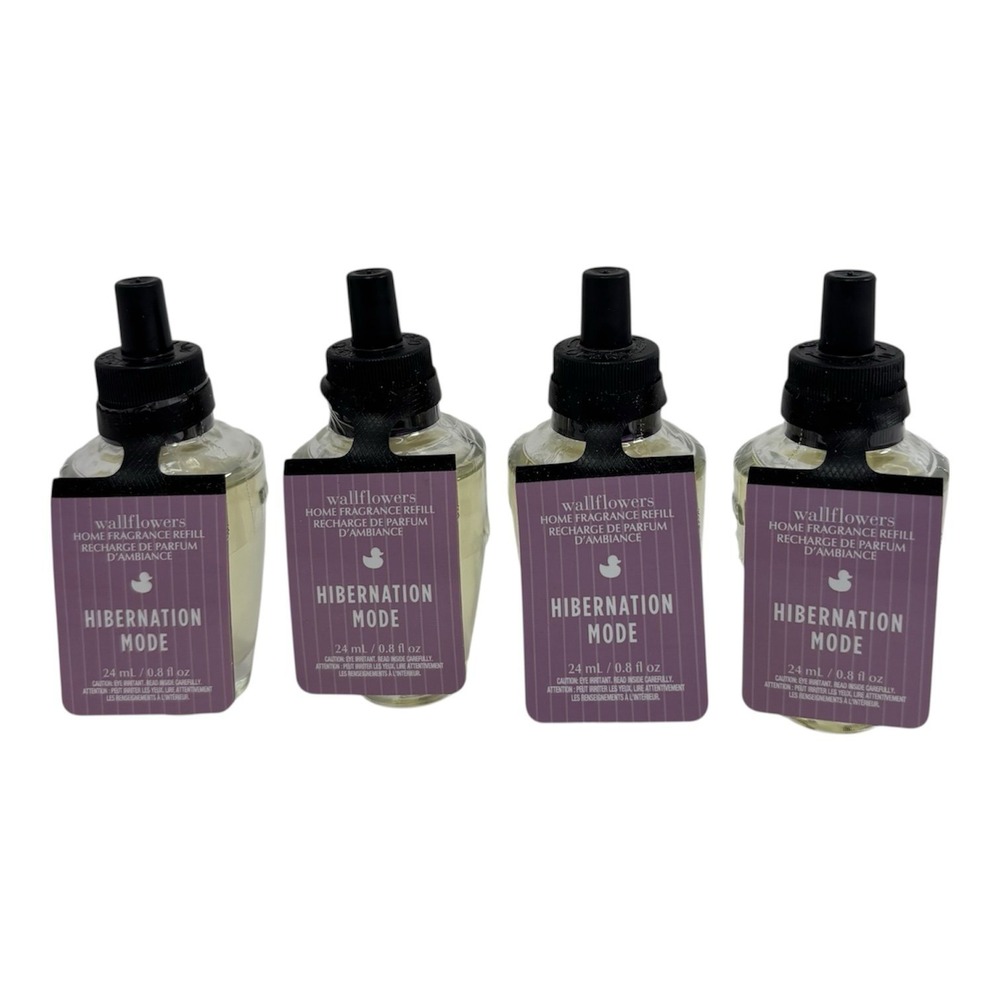 Bath & Body Works Hibernation Mode Wallflowers Refill 4-Pack Cozy Winter Scent